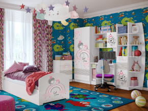 Детская комната Юниор-2 Принцесса 1 в Ивделе - ivdel.magazinmebel.ru | фото