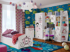 Детская комната Юниор-2 Принцесса в Ивделе - ivdel.magazinmebel.ru | фото