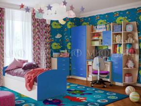 Детская комната Юниор-2 Синий в Ивделе - ivdel.magazinmebel.ru | фото