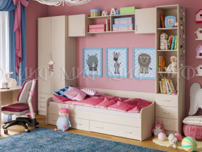 Детская комната Вега 1 Дуб беленый в Ивделе - ivdel.magazinmebel.ru | фото
