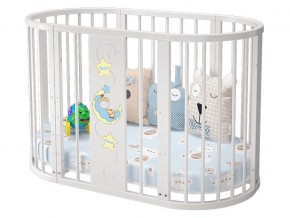 Детская кроватка белая Эстель в Ивделе - ivdel.magazinmebel.ru | фото