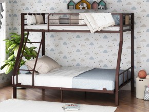 Двухъярусная кровать Гранада-1 140 Коричневый в Ивделе - ivdel.magazinmebel.ru | фото