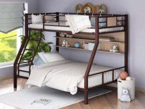 Двухъярусная кровать Гранада-1П коричневый в Ивделе - ivdel.magazinmebel.ru | фото