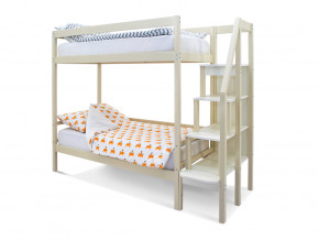 Двухъярусная кровать Svogen бежевый в Ивделе - ivdel.magazinmebel.ru | фото - изображение 1
