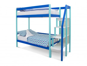Двухъярусная кровать Svogen мятно-синий в Ивделе - ivdel.magazinmebel.ru | фото