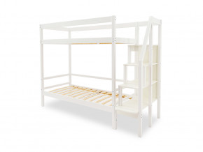 Двухъярусная кровать Svogen с ящиками белый в Ивделе - ivdel.magazinmebel.ru | фото - изображение 5