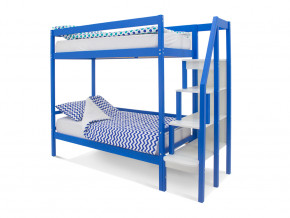 Двухъярусная кровать Svogen синий в Ивделе - ivdel.magazinmebel.ru | фото - изображение 1