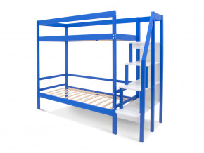 Двухъярусная кровать Svogen синий в Ивделе - ivdel.magazinmebel.ru | фото - изображение 2