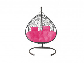 Кокон Для двоих с ротангом розовая подушка в Ивделе - ivdel.magazinmebel.ru | фото