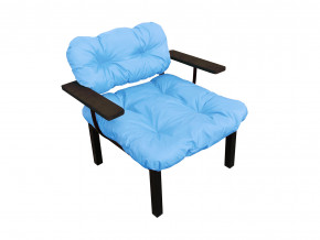 Кресло Дачное голубая подушка в Ивделе - ivdel.magazinmebel.ru | фото - изображение 1