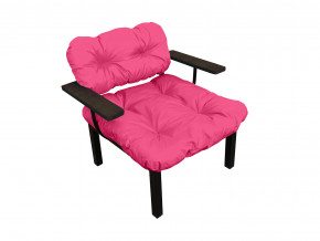 Кресло Дачное розовая подушка в Ивделе - ivdel.magazinmebel.ru | фото - изображение 1
