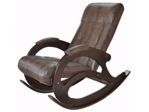 Кресло-качалка К 5/1 коричневый крокодил в Ивделе - ivdel.magazinmebel.ru | фото - изображение 1