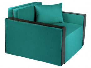 Кресло-кровать Милена с подлокотниками рогожка emerald в Ивделе - ivdel.magazinmebel.ru | фото