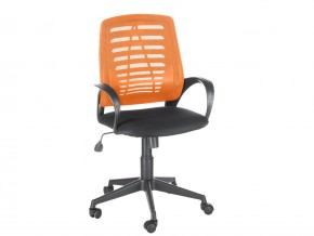 Кресло оператора Ирис стандарт оранжевый/черный в Ивделе - ivdel.magazinmebel.ru | фото - изображение 1