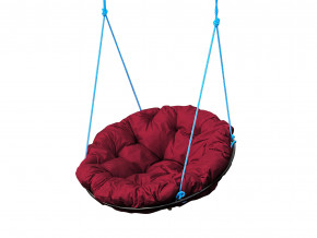 Кресло Папасан подвесное бордовая подушка в Ивделе - ivdel.magazinmebel.ru | фото