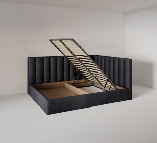 Кровать Вертикаль угловая 2.0 м с подъемным механизмом в Ивделе - ivdel.magazinmebel.ru | фото