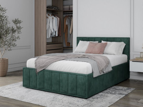Кровать 1400 Лана зеленый велюр в Ивделе - ivdel.magazinmebel.ru | фото