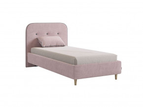 Кровать 900 Лео велюр нежно-розовый в Ивделе - ivdel.magazinmebel.ru | фото