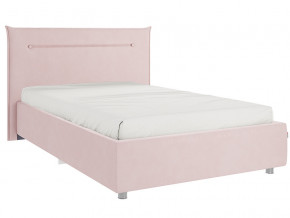Кровать Альба 1200 велюр нежно-розовый в Ивделе - ivdel.magazinmebel.ru | фото