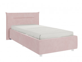 Кровать Альба 900 велюр нежно-розовый в Ивделе - ivdel.magazinmebel.ru | фото