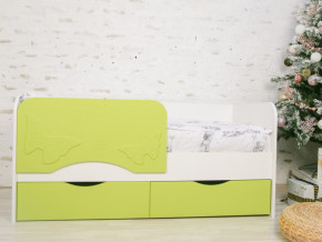 Кровать Бабочка белый/салатовый софт в Ивделе - ivdel.magazinmebel.ru | фото