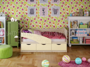 Кровать Бабочки 1600 Ваниль в Ивделе - ivdel.magazinmebel.ru | фото