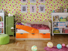 Кровать Бабочки 1800 Оранжевый металлик в Ивделе - ivdel.magazinmebel.ru | фото