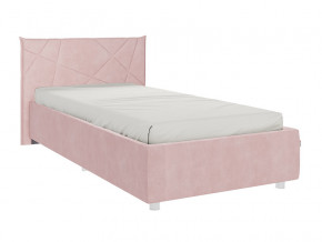 Кровать Бест 900 велюр нежно-розовый в Ивделе - ivdel.magazinmebel.ru | фото
