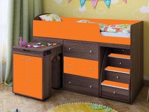 Кровать чердак Малыш 70х160 бодега-оранжевый в Ивделе - ivdel.magazinmebel.ru | фото