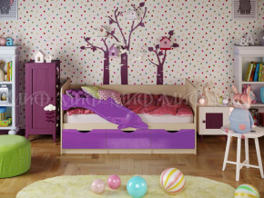 Кровать Дельфин-1 1800 Фиолетовый металлик в Ивделе - ivdel.magazinmebel.ru | фото