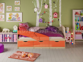Кровать Дельфин 1600 Оранжевый металлик в Ивделе - ivdel.magazinmebel.ru | фото