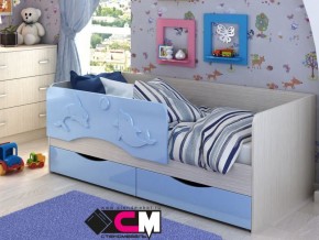 Кровать детская Алиса КР 812 голубая 1600 в Ивделе - ivdel.magazinmebel.ru | фото