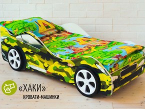 Кровать детская машина Хаки в Ивделе - ivdel.magazinmebel.ru | фото - изображение 2