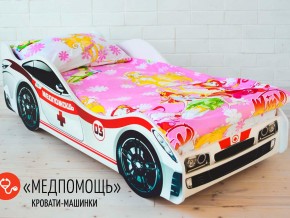 Кровать детская машина Медпомощь в Ивделе - ivdel.magazinmebel.ru | фото - изображение 1