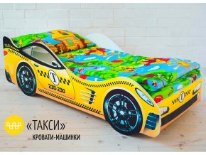 Кровать детская машина Такси в Ивделе - ivdel.magazinmebel.ru | фото