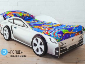 Кровать детская машинка Порше в Ивделе - ivdel.magazinmebel.ru | фото - изображение 2