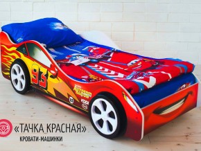 Кровать детская машинка Тачка Красная в Ивделе - ivdel.magazinmebel.ru | фото - изображение 2