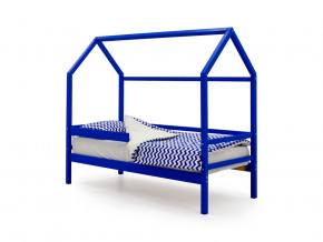 Кровать-домик Svogen с бортиком синий в Ивделе - ivdel.magazinmebel.ru | фото