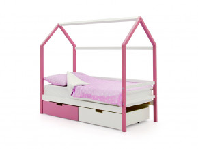 Кровать-домик Svogen с ящиками лаванда-белый в Ивделе - ivdel.magazinmebel.ru | фото