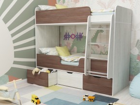 Кровать двухъярусная Малыш двойняшка винтерберг-бодега в Ивделе - ivdel.magazinmebel.ru | фото