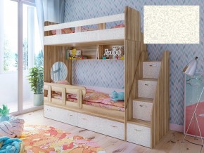 Кровать двухъярусная Юниор 1 с фасадом для рисования феритейл в Ивделе - ivdel.magazinmebel.ru | фото - изображение 1
