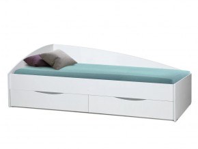 Кровать Фея-3 асимметричная 1900х800 белый в Ивделе - ivdel.magazinmebel.ru | фото