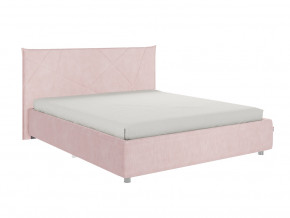 Кровать Квест 1600 велюр нежно-розовый в Ивделе - ivdel.magazinmebel.ru | фото