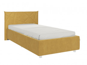 Кровать Квест 900 велюр медовый в Ивделе - ivdel.magazinmebel.ru | фото