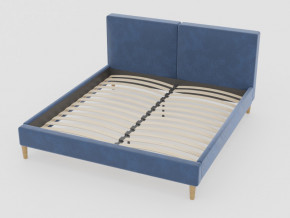 Кровать Линси 1200 синий в Ивделе - ivdel.magazinmebel.ru | фото