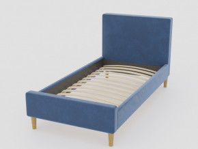 Кровать Линси 900 синий в Ивделе - ivdel.magazinmebel.ru | фото