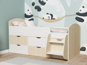 Кровать Малыш-7 Дуб-Белое дерево в Ивделе - ivdel.magazinmebel.ru | фото - изображение 1