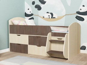Кровать Малыш-7 Дуб-Бодега в Ивделе - ivdel.magazinmebel.ru | фото