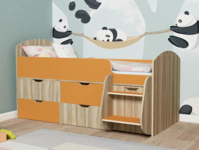 Кровать Малыш-7 Ясень-оранж в Ивделе - ivdel.magazinmebel.ru | фото