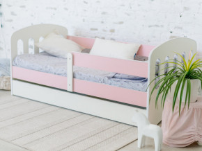 Кровать Малыш с ящиком розовый в Ивделе - ivdel.magazinmebel.ru | фото
